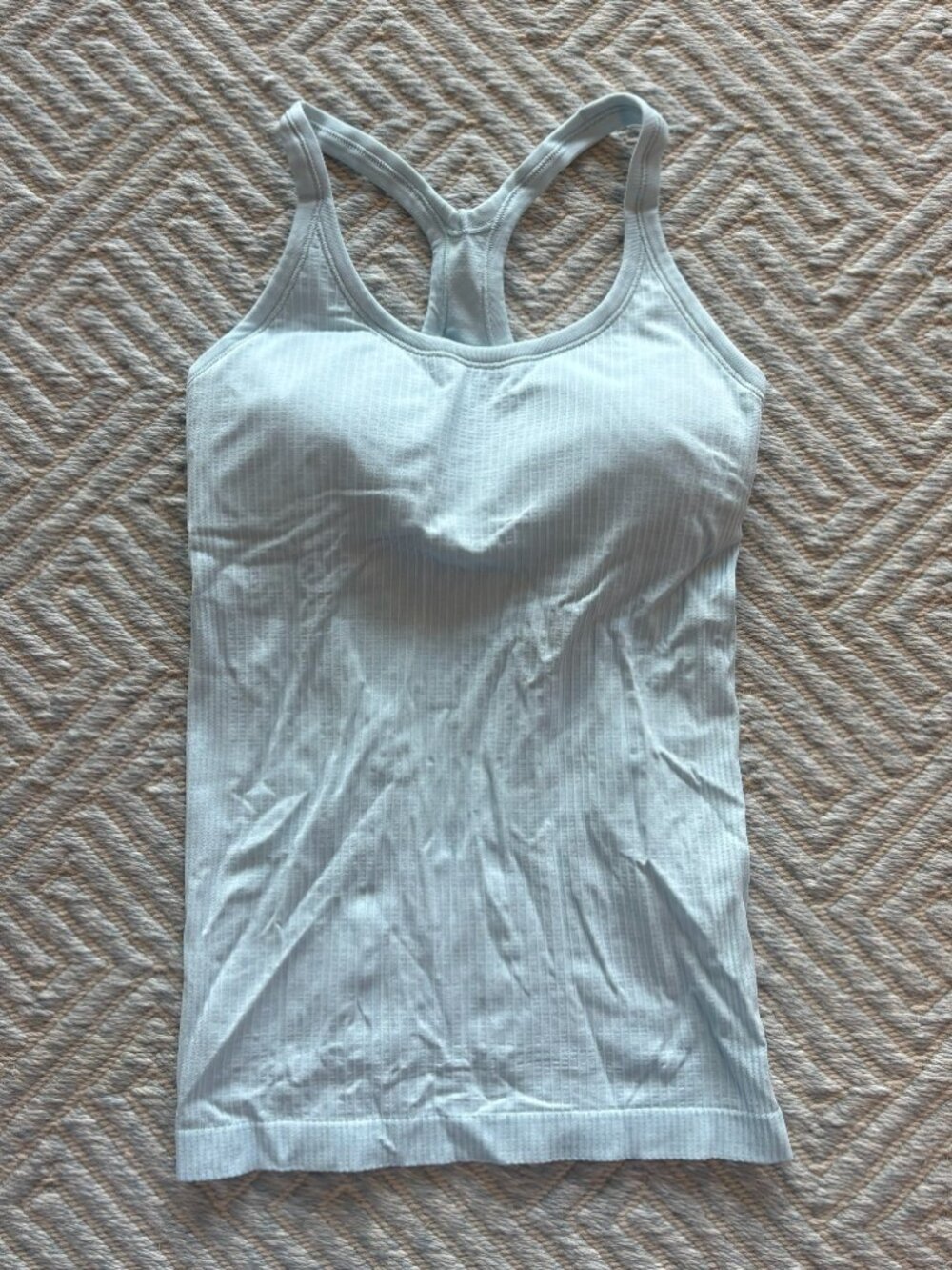 Lululemon Light Blue Ribbed Racerback Tank 🩵